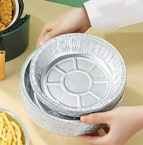 Disposable recyclable eco-friendly aluminum foil food container