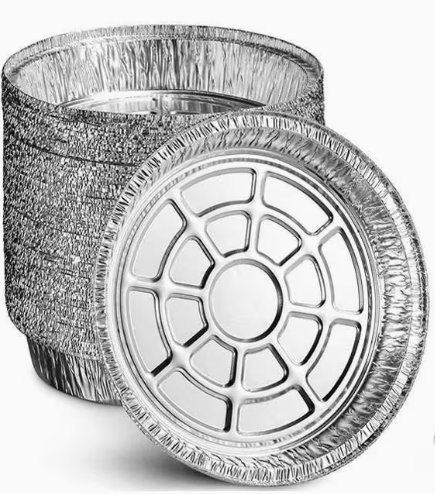 Disposable recyclable eco-friendly aluminum foil food container